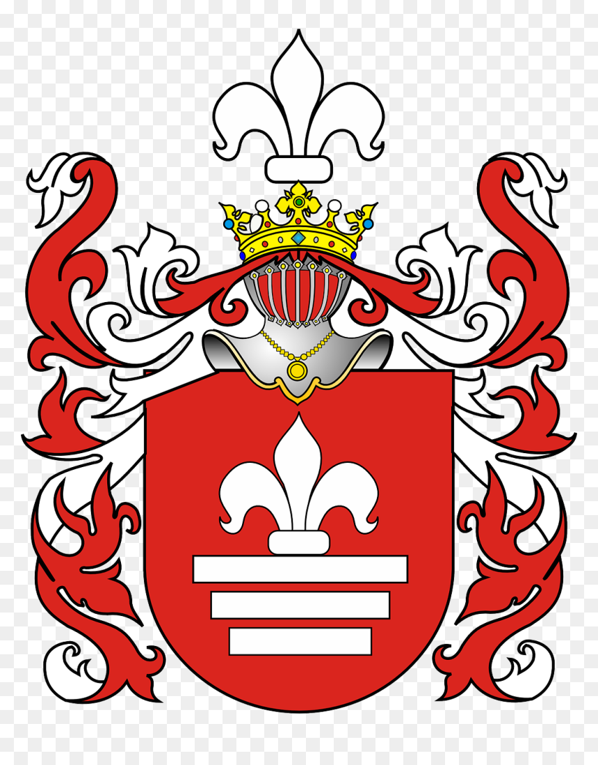 Bzura Coat Of Arms, HD Png Download - red flower crown png
