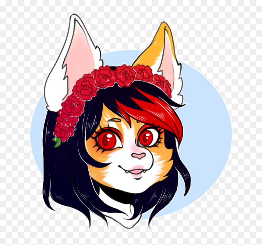 Illustration, HD Png Download - red flower crown png