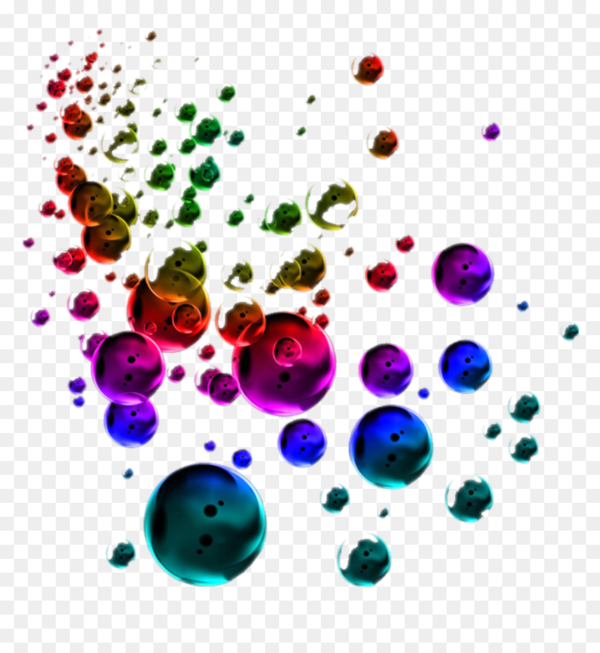 Circle, HD Png Download - colorful bubbles png