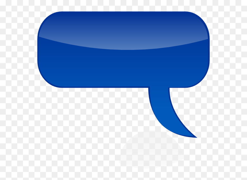 Dark Blue Speech Bubble, HD Png Download - colorful bubbles png