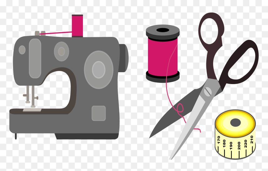 Corte E Costura Desenho, HD Png Download - sewing stitch png