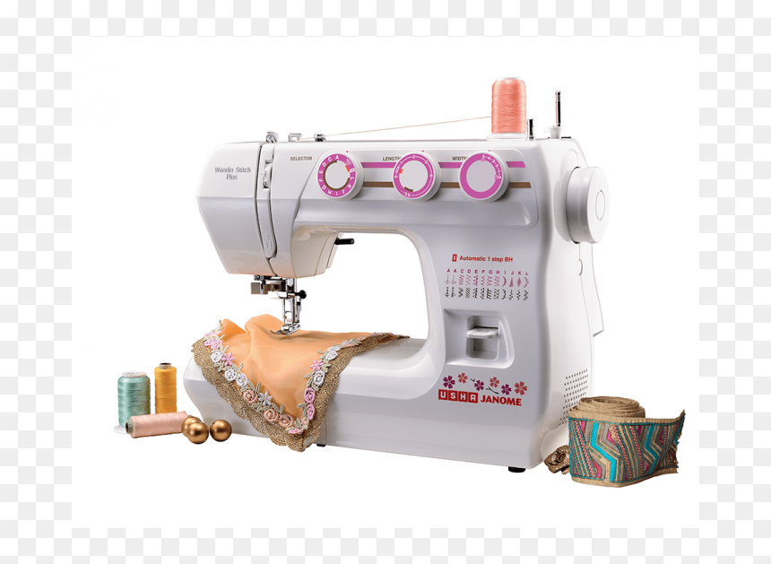 Usha Janome Wonder Stitch Review, HD Png Download - sewing stitch png