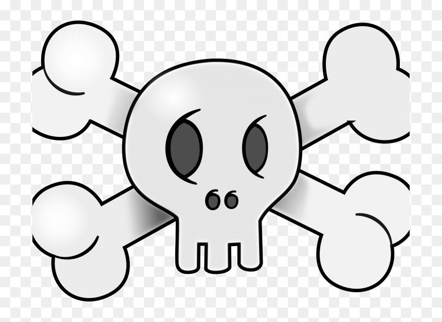 Simple Snowflake Cut Outs, HD Png Download - fire skull png