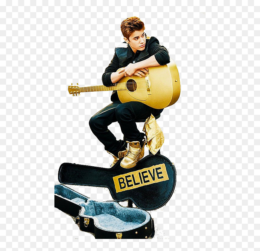 Justin Bieber With Guitar, HD Png Download - bieber png