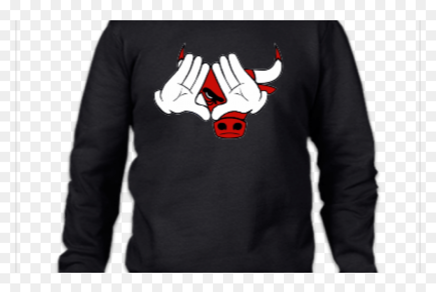 Long-sleeved T-shirt, HD Png Download - mickey mouse hand png