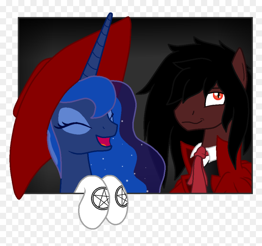 Alucard And Luna, HD Png Download - hellsing png