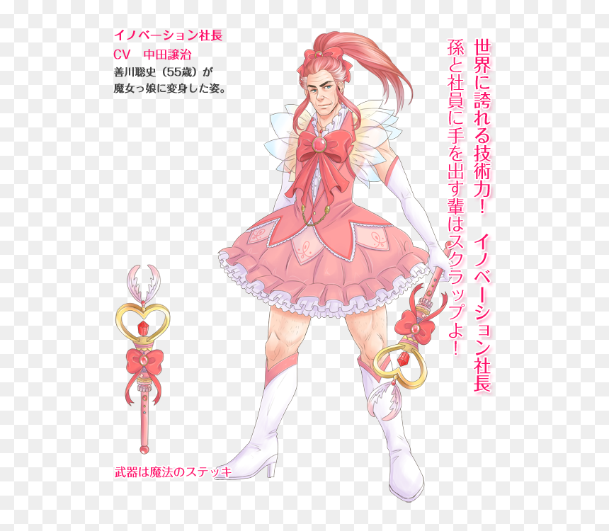 Middle Aged Magical Girl, HD Png Download - hellsing png