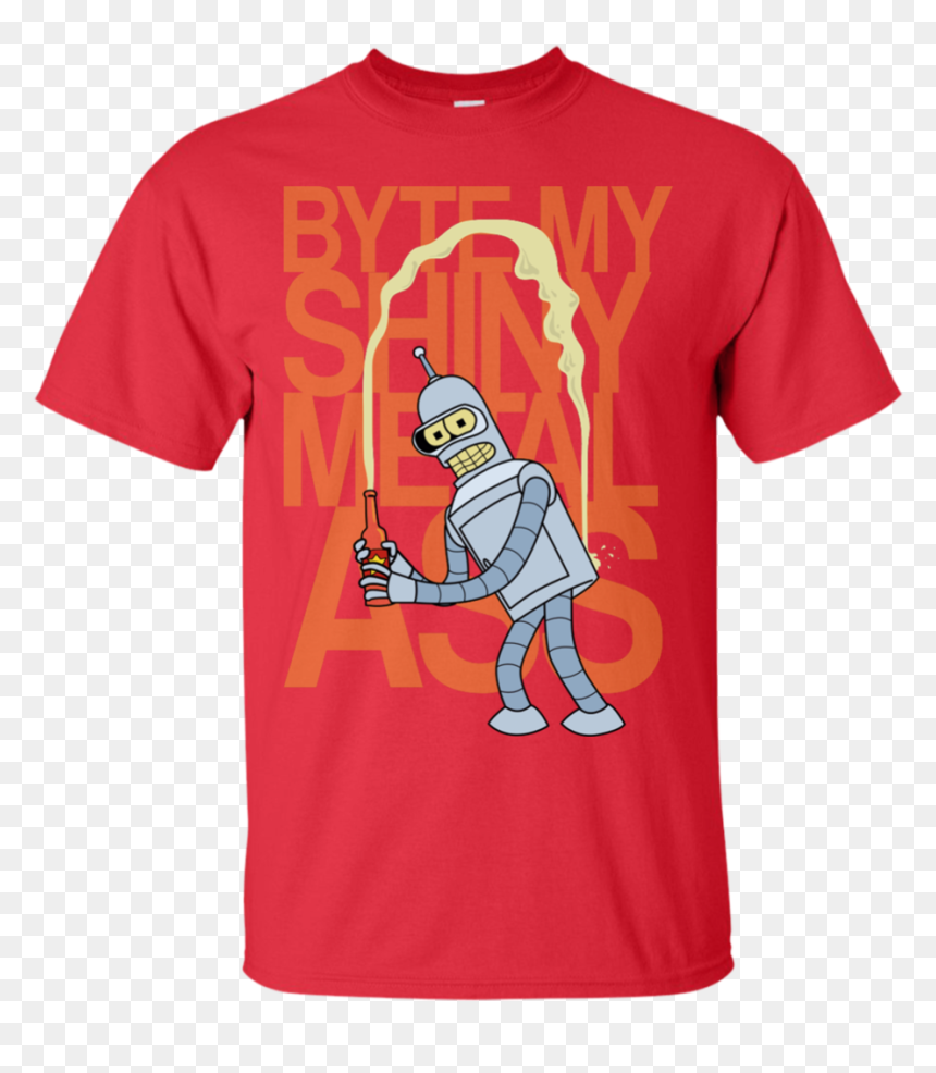 Funny Kansas City Chiefs T Shirts, HD Png Download - bender futurama png