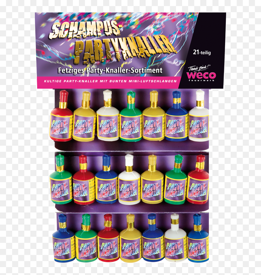 Weco Schampus-party-knaller, HD Png Download - party poppers png