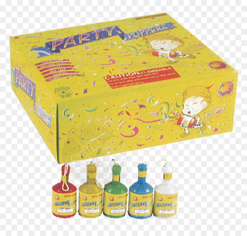 Box, HD Png Download - party poppers png
