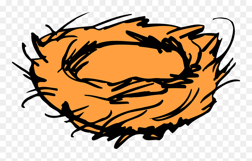 Nest Clipart Png - Bird Nest Clip Art, Transparent Png - nest clipart png