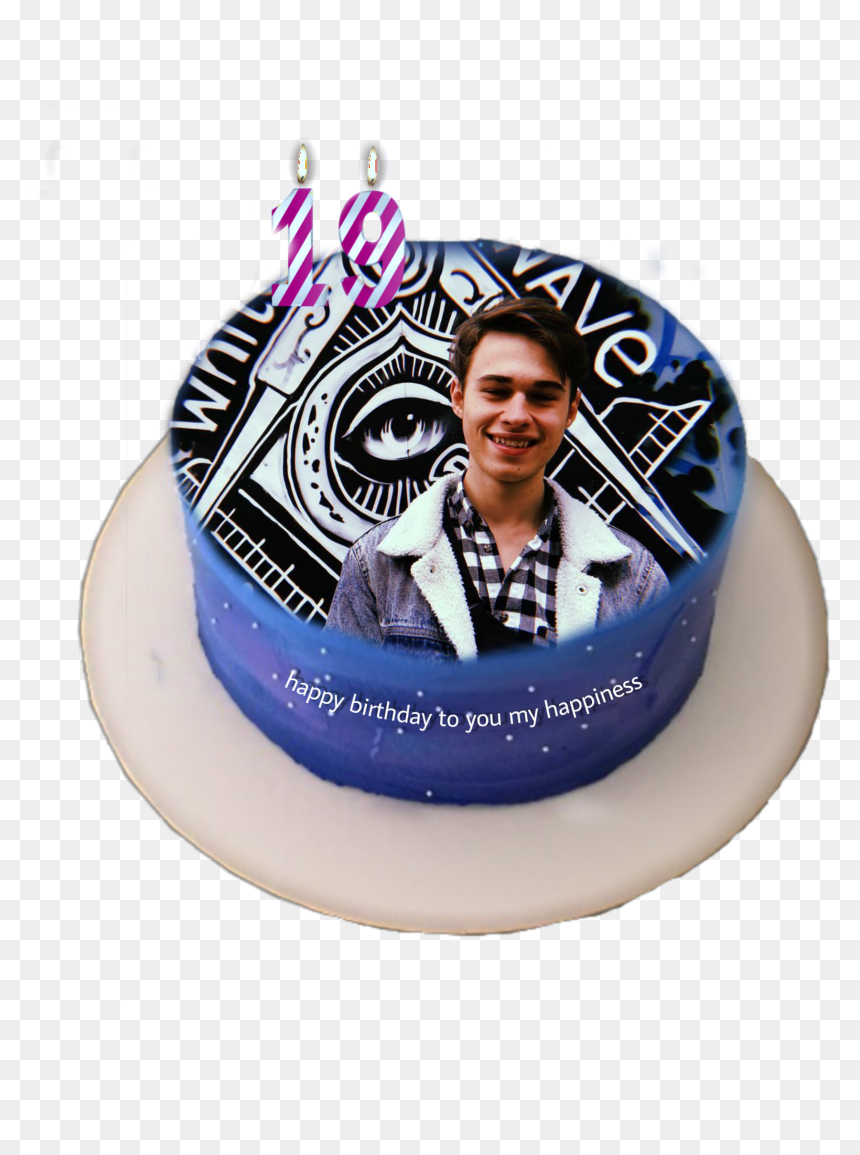 #happy Birthday To You My Happiness - Birthday Cake, HD Png Download - first birthday cake png