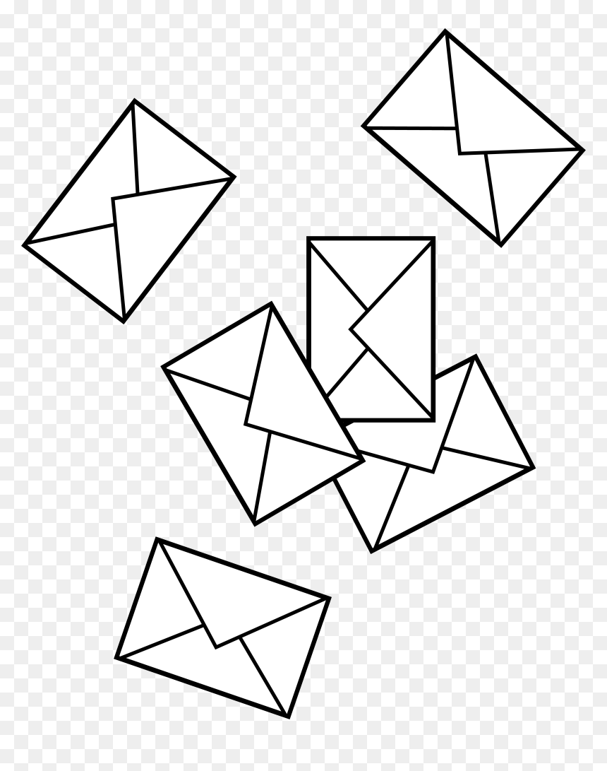Thumb Image - Scattered Envelopes, HD Png Download - office man clipart png