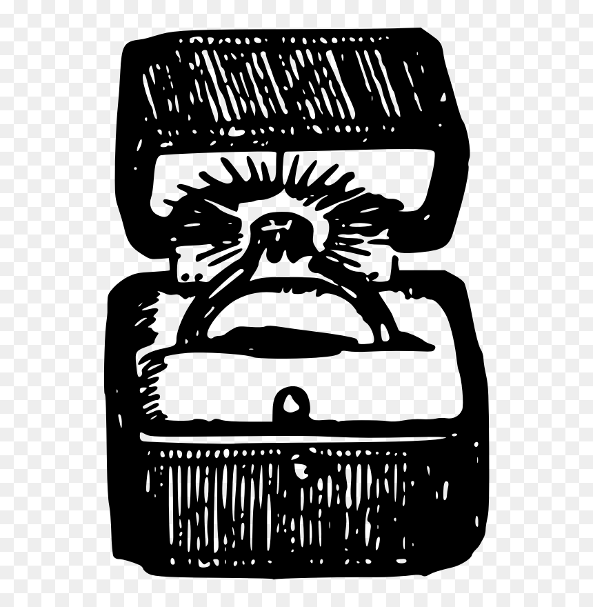 Ring In A Box, HD Png Download - marriage design png