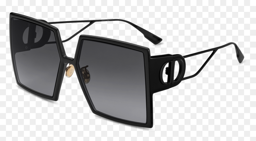8 Lunette 30 Montaigne Ultra Black 3 - Dior 30 Montaigne Sunglasses, HD Png Download - stylish sun goggles for men png