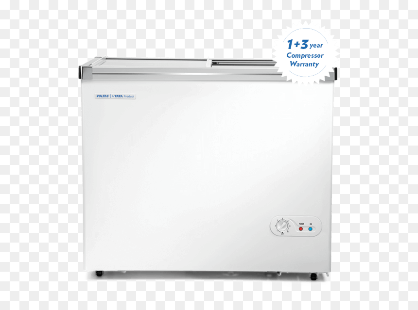 Voltas 50ltr Deep Freeze, HD Png Download - refrigerator top view png