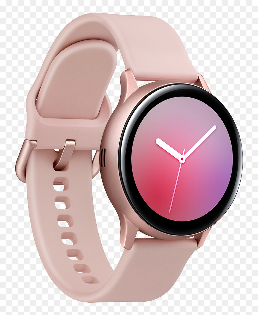 Samsung Galaxy Watch Active 2 40mm - Samsung Galaxy Watch Active 2 Rose Gold 40mm, HD Png Download - watch png images