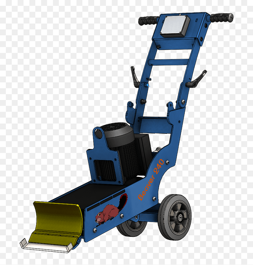 Floor Stripping Machine Png - Beaver 240 Floor Scraper, Transparent Png - vehicle clipart png