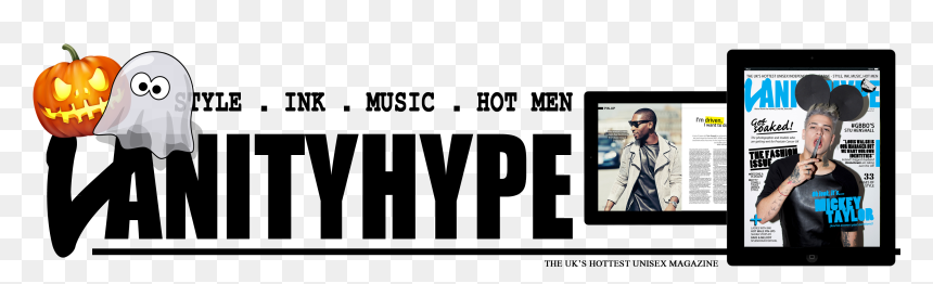 Vanityhype Welcome Banner Halloween Header - E-book Readers, HD Png Download - men hair only png