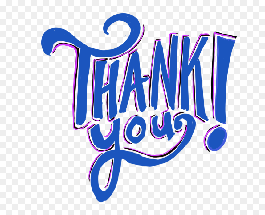 Thank You - Calligraphy, HD Png Download - thanks you png