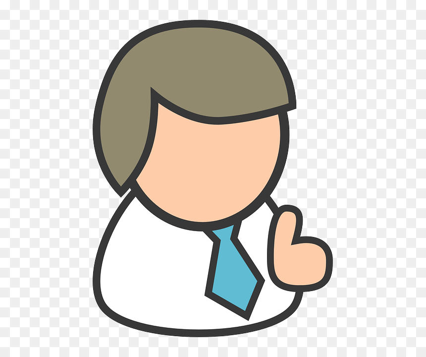 Brown, Blue, Office, People, Male, White, Hair, Tie - I M Just Telling The Truth, HD Png Download - office man clipart png