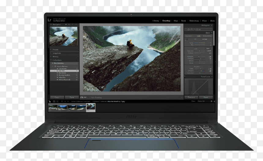 Edit And Organize Photos More Quickly And Easily With - Netbook, HD Png Download - laptop png file