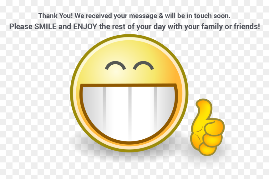 Smiley Huge Smile 1 25 Magnet Emoticon , Png Download - Smiley, Transparent Png - thank you smiley png