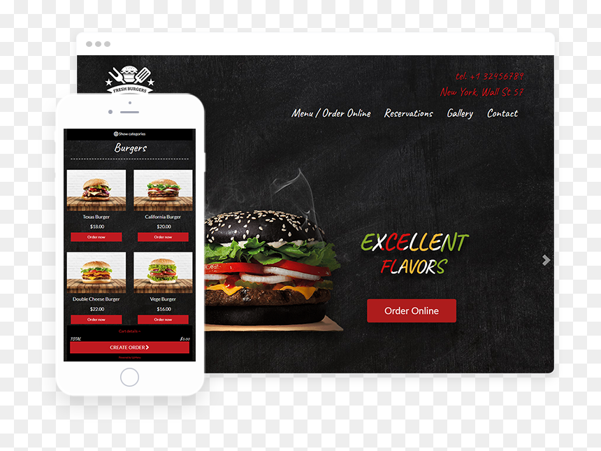Ninjagrill Website - Flyer, HD Png Download - restaurant food images png