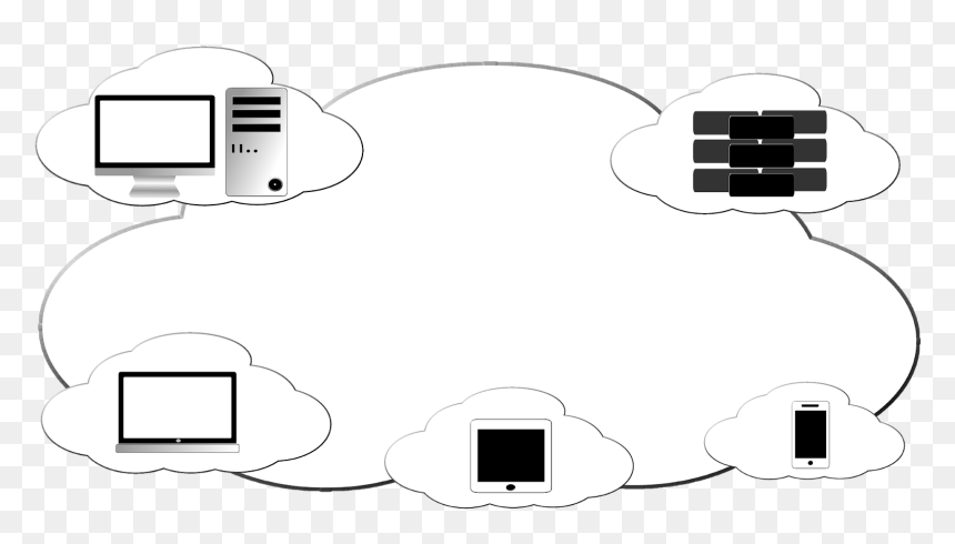 What Is Cloud Computing - Web Hosting Service, HD Png Download - cloud computing images png