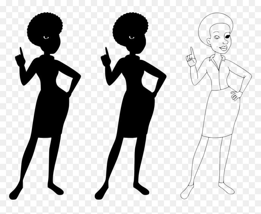 Girl, HD Png Download - businessman full body png