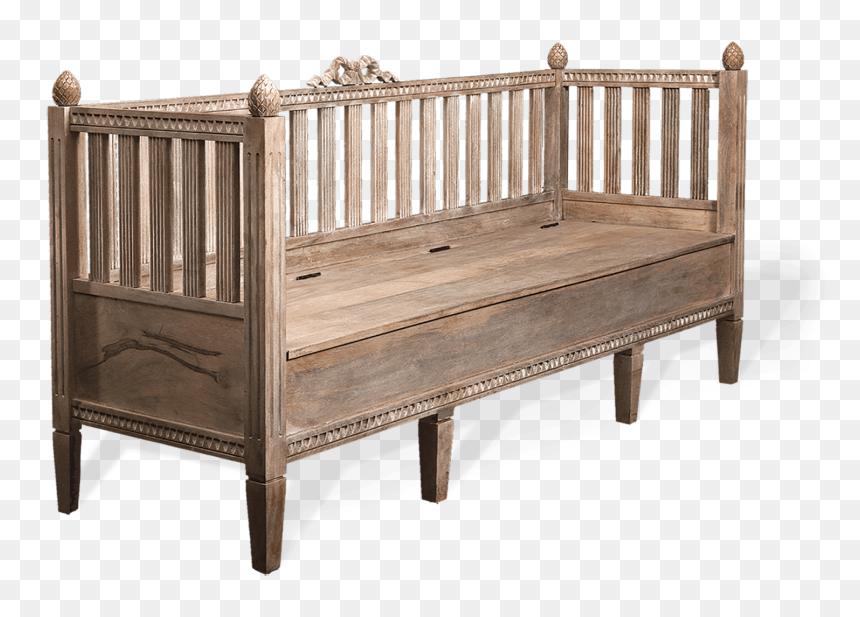 Wooden Stockholm Sofa - Bench, HD Png Download - wooden sofa png