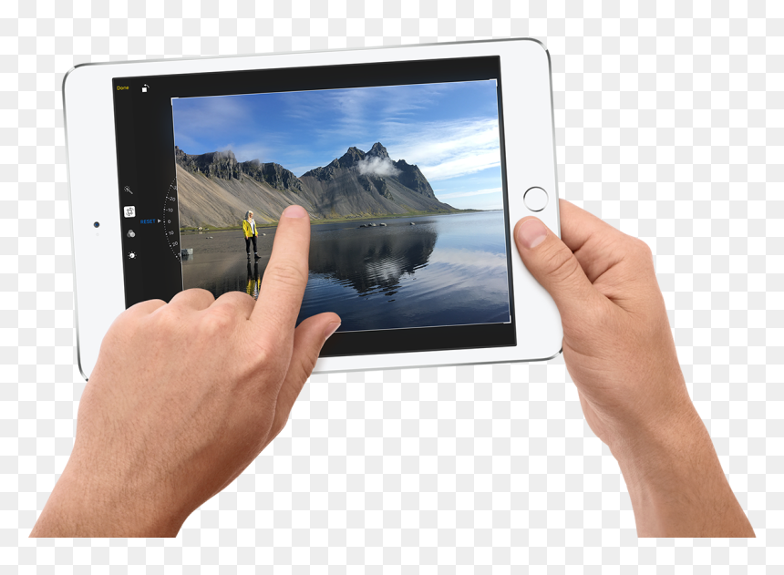 Apple Ipad Mini 4 Wi Fi, HD Png Download - ipad hand png