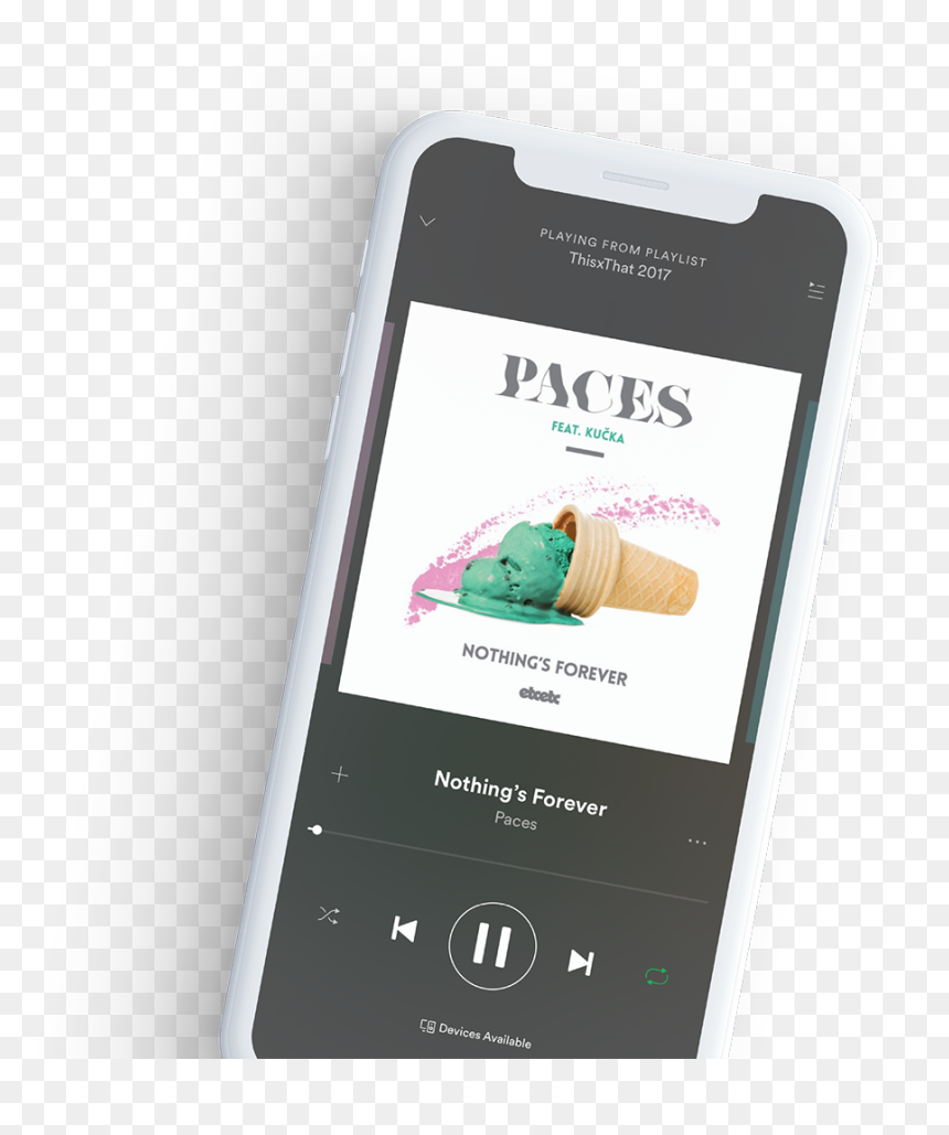 Our Supercharged Spotify Integration Helps You Discover - Smartphone, HD Png Download - available on spotify png