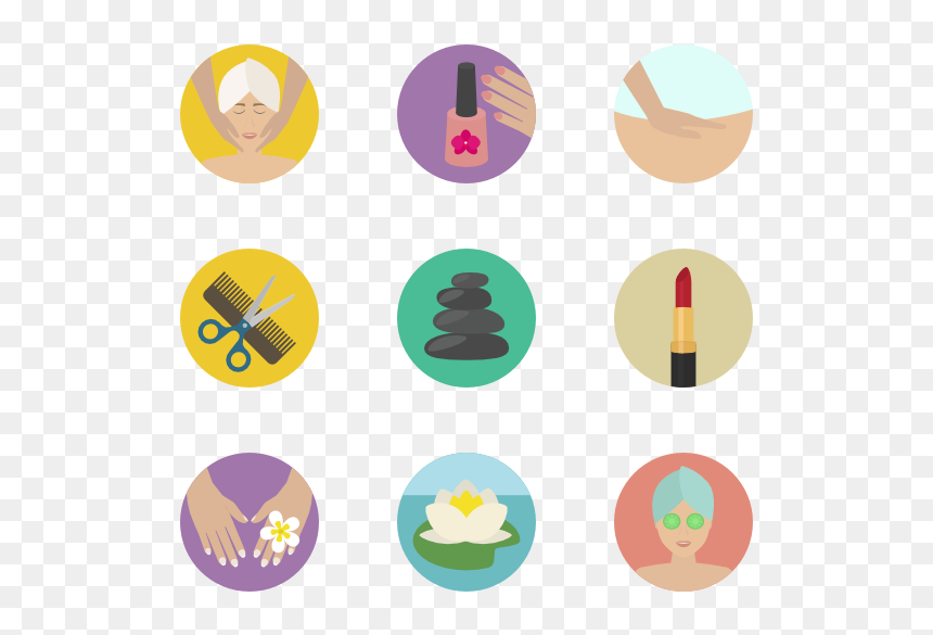 Beauty U0026 Spa 36 Icons - Emblem, HD Png Download - spa icon png