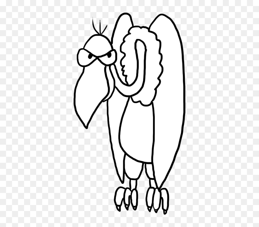 Vulture Sketch - Vulture Sketch Png, Transparent Png - nest clipart png