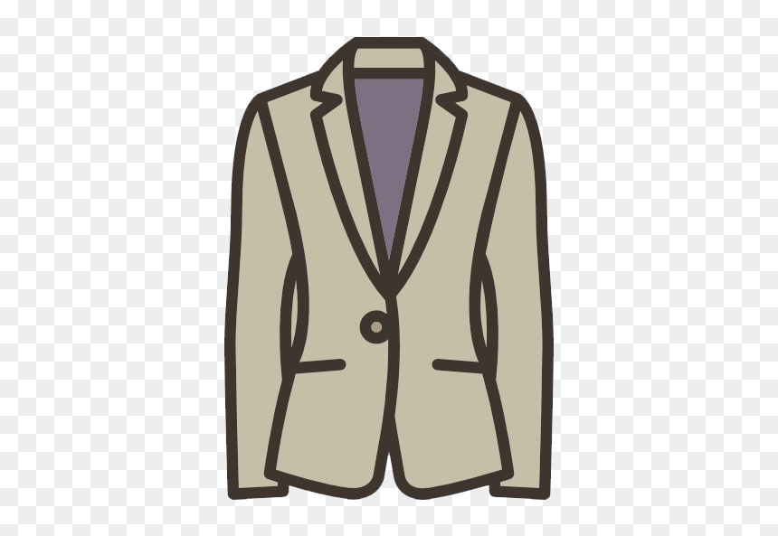 Blazer Clipart Black And White, HD Png Download - blazer png for photoshop
