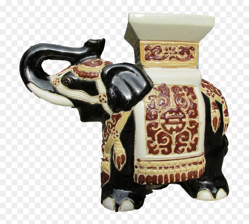Ceramic Elephant - Elefantes Em Porcelana, HD Png Download - elephant png image