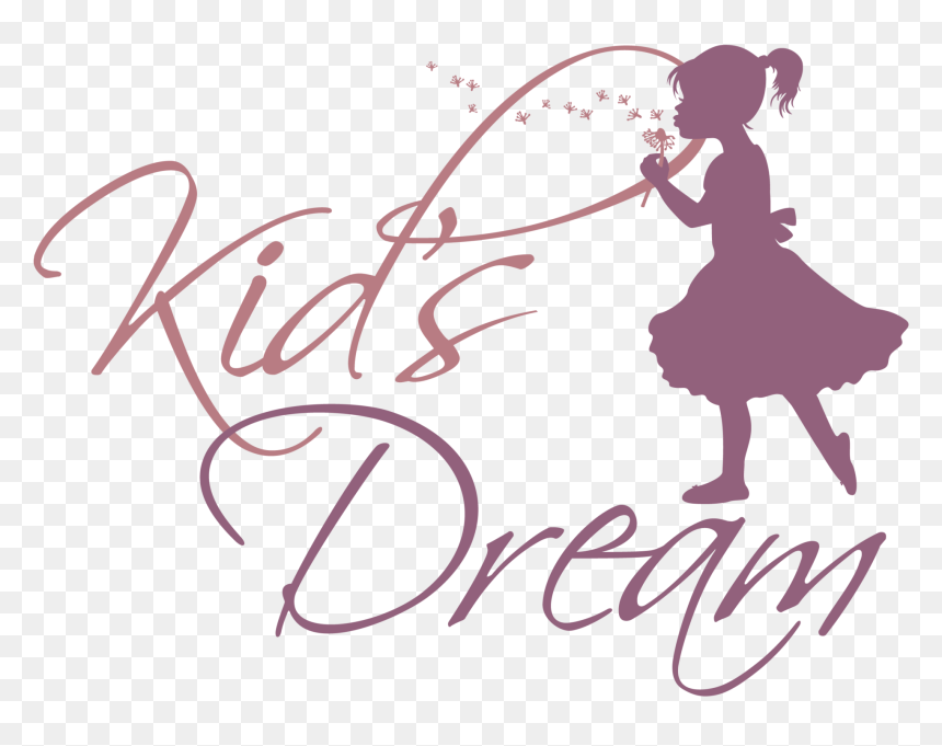 Kid"s Dream Logo"
 Style="max Width - Calligraphy, HD Png Download - kids dresses png