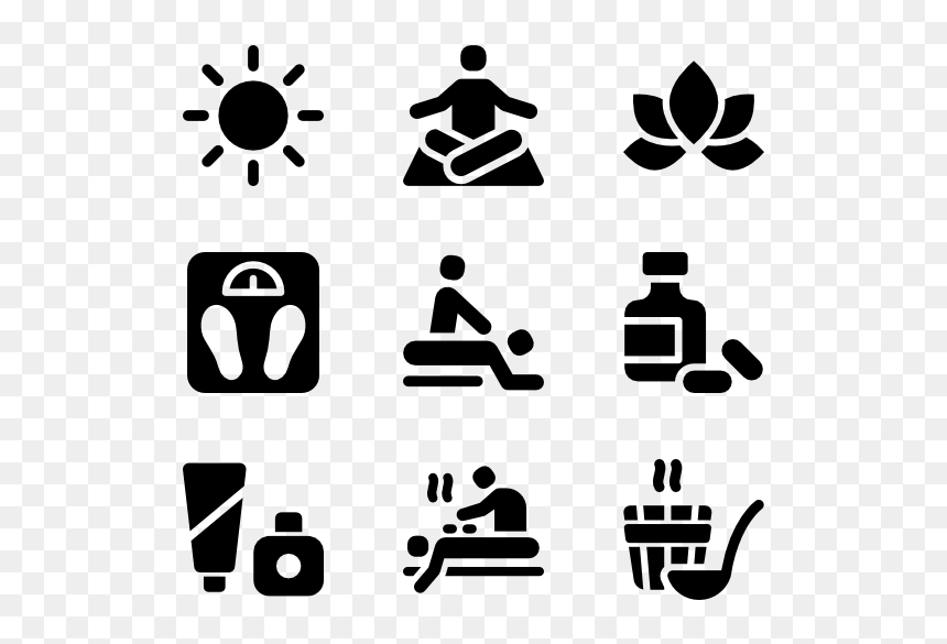 Google Maps Transport Icons, HD Png Download - spa icon png