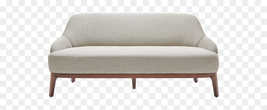 Web Eliza Sofa - Studio Couch, HD Png Download - wooden sofa png