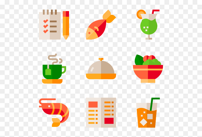 Asian Food Icon Free, HD Png Download - restaurant food images png