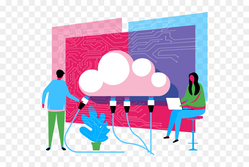 Cloud Computing Courses - Illustration, HD Png Download - cloud computing images png