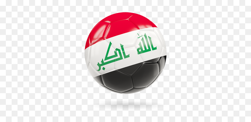 Glossy Soccer Ball - Iraq Soccer Ball, HD Png Download - soccer icon png