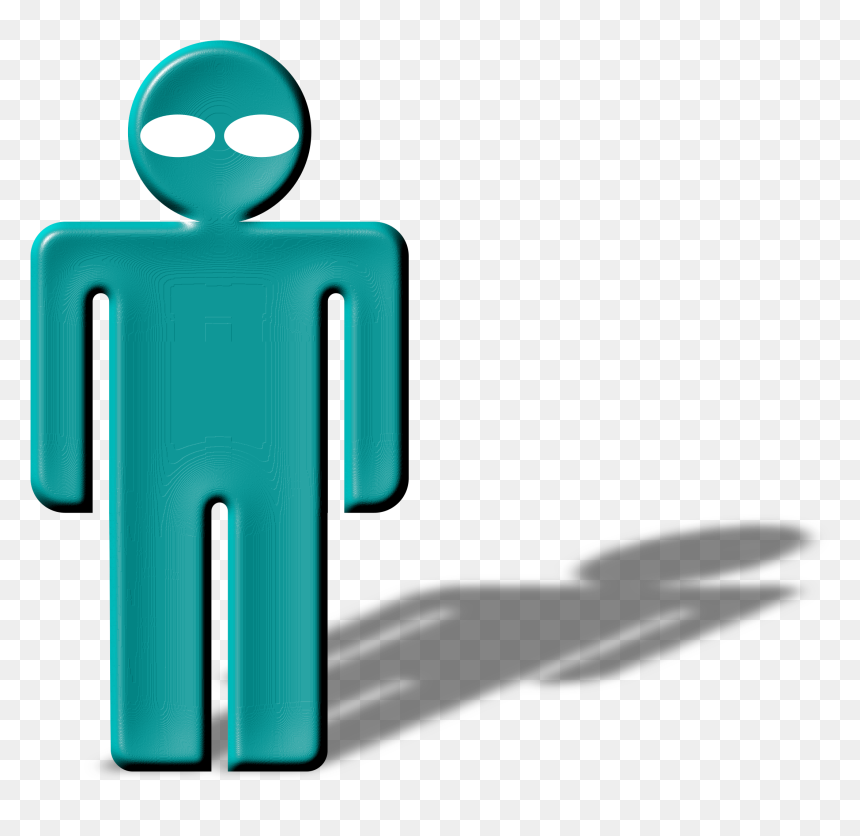 Another Shadow Man Clip Arts - Clipart Of Shadow, HD Png Download - cross shadow png