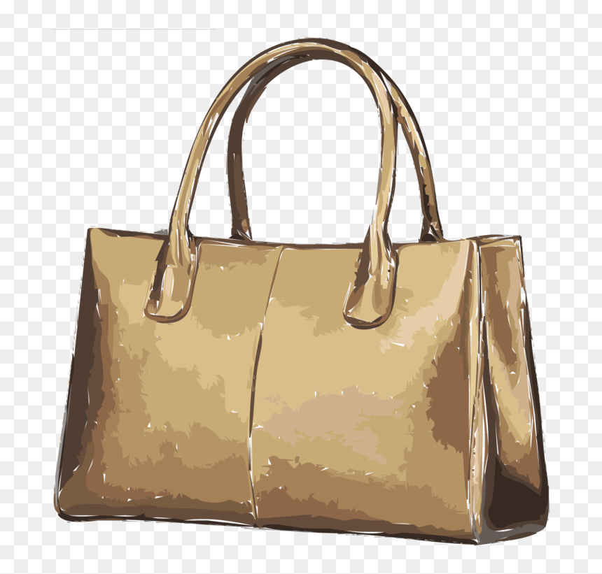 Brown,caramel Color,leather - Hand Bag Clipart, HD Png Download - leather bag png