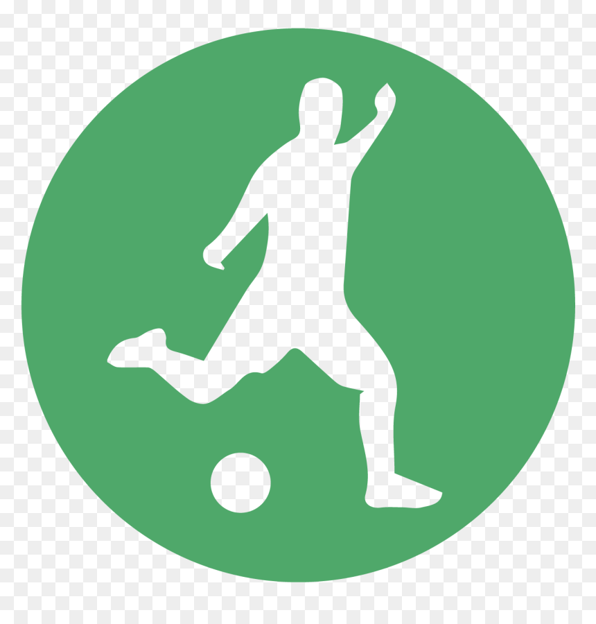 Ball Soccer Icons Png Green, Transparent Png - soccer icon png