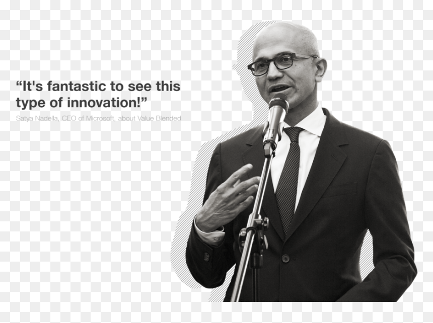 Sayta-nadella - Public Speaking, HD Png Download - blazer png for photoshop