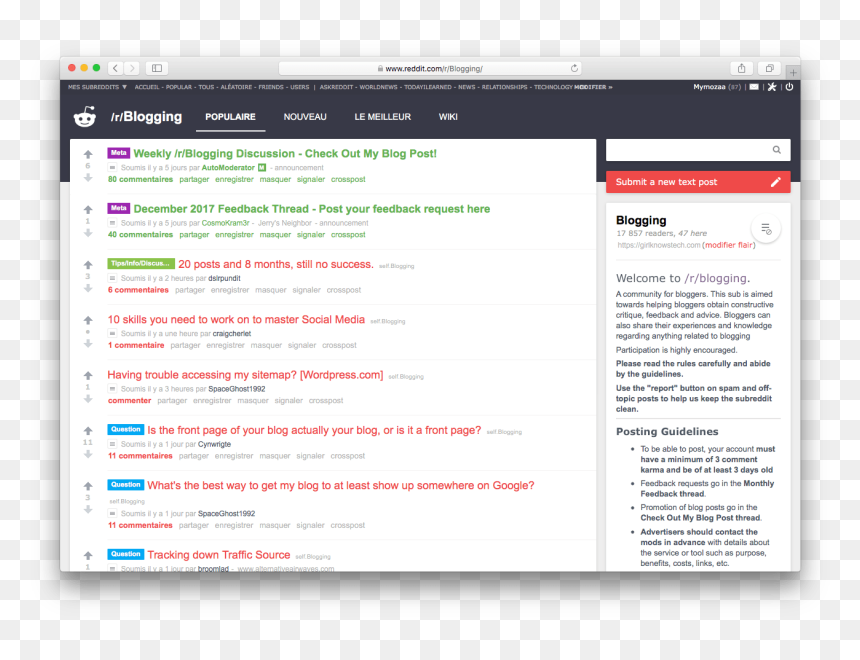 Reddit Subreddit Blogging - Question Answer Web Design, HD Png Download - blogging png