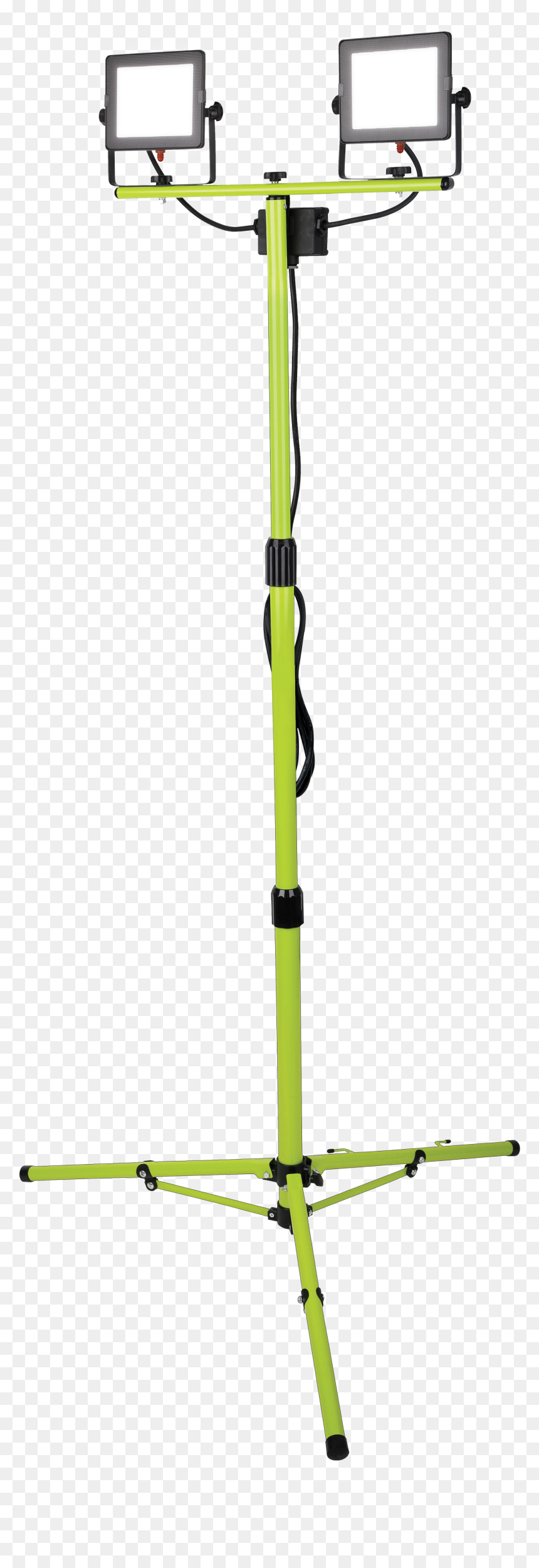 Slide Image - Luceco Twin Tripod Work Light, HD Png Download - cross shadow png