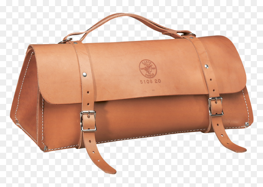 Leather Klein Tool Bag, HD Png Download - leather bag png